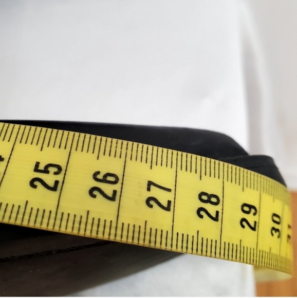 Zara Geometric Heel Pointed Ankle Boot Black - Picture 14 of 15